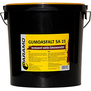 Gumoasfalt SA 23 asfaltový náter na opravu striech, červenohnedý, 10 kg