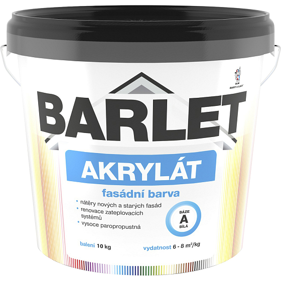 BARLET báza akrylát plus A, biely, 10 kg
