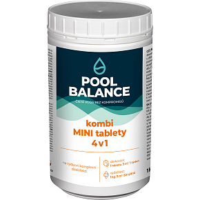 POOL Bazénová chémia Kombi tablety 4v1 mini 1 kg POOL Bazénová chémia Kombi tablety 4v1 mini 1 kg