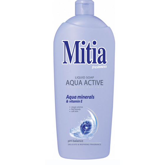 Mitia Aqua Active tekuté mydlo náhradná náplň 1 l