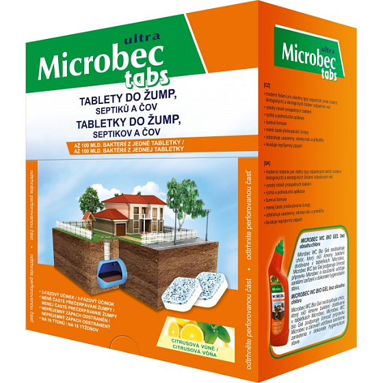 Bros - Microbec Ultra Tabs tablety do žúmp, septikov a čov 16 x 20 g