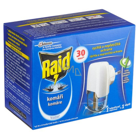 Raid elektrický odparovač s tekutou náplňou proti lietajúcemu hmyzu 21 ml
