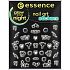 Essence Nail Art Sticker nálepky na nechty 12 Glow In The Night 1 aršík