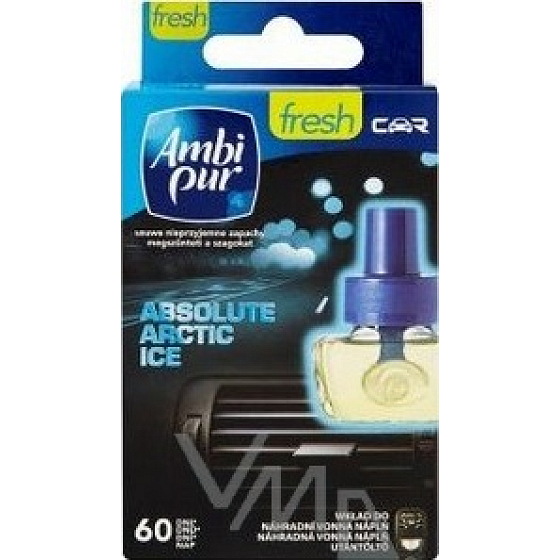 Ambi Pur Car Absolute Arctic Ice náplň do osviežovača vzduchu 7 ml