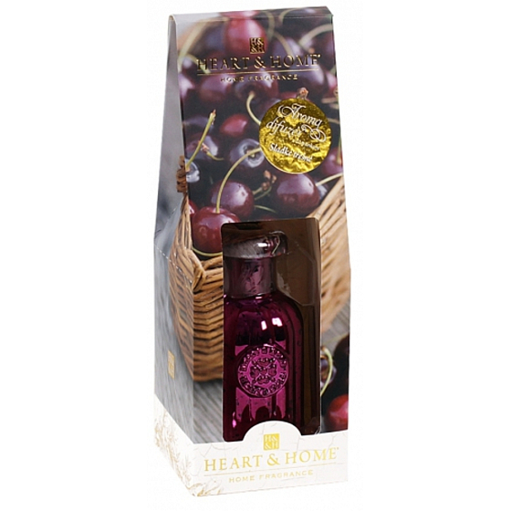 Heart & Home Sladké čerešne difuzér 12 tyčiniek 90 ml