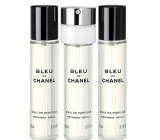 Chanel Bleu de Chanel parfumovaná voda pre mužov 3 x 20 ml náplň