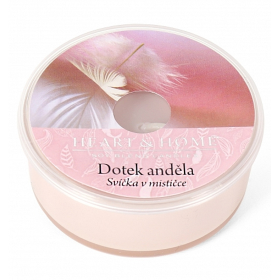 Heart & Home Dotyk anjela Sójová vonná sviečka v mištičke horí až 12 hodín 36 g