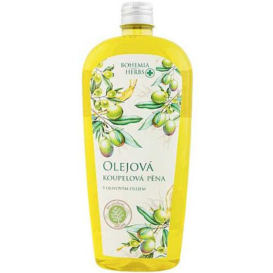 Bohemia Gifts Olivový olej kúpeľová pena 500 ml
