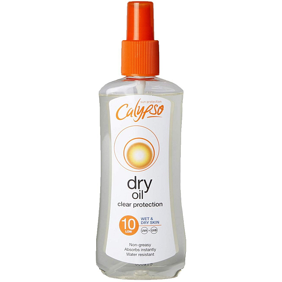 Calypso Dry Oil SPF 10 olej na opaľovanie 200 ml