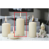 Lima Ice pastel sviečka creme valec 60 x 120 mm 1 kus