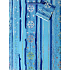 Nekupto Darčeková papierová taška hologram 23 x 18 x 10 cm Vianočné, modrá, 042 40 GM
