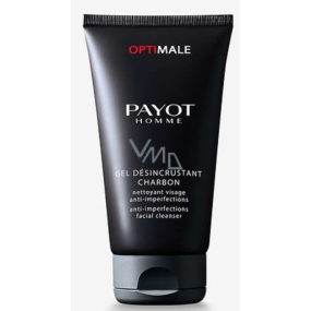 Payot Optimal Desincrustant Charbon Čistiaci gél na tvár proti nedokonalostiam pre mužov 150 ml