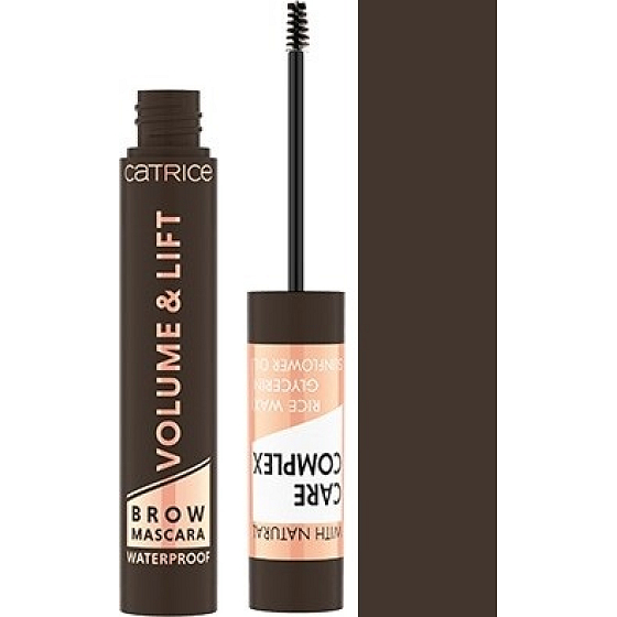 Catrice Volume & Lift Brow Mascara Waterproof riasenka na obočie 040 Dark Brown 5 ml