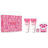 Versace Bright Crystal Absolu parfumovaná voda 90 ml + telové mlieko 100 ml + sprchový gél 100 ml + parfumovaná voda miniatúra 5 ml, darčeková sada pre ženy