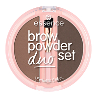 Essence púder na obočie duo set 02 Medium 1,8 g