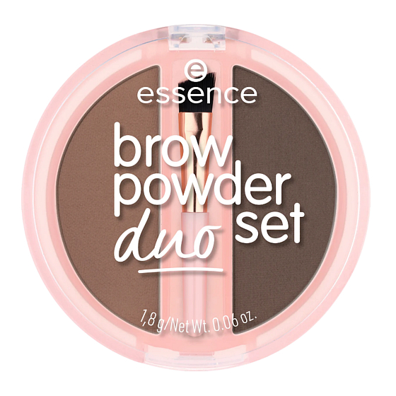 Essence púder na obočie duo set 02 Medium 1,8 g