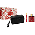 Versace Eros Flame parfumovaná voda 100 ml + cestovný sprej 10 ml + kozmetická taška, darčeková sada pre mužov