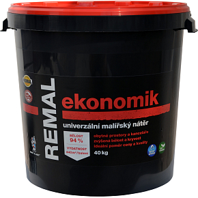 REMAL Ekonomik univerzálna maliarska farba na stenu, 40 kg REMAL Ekonomik univerzálna maliarska farba na stenu, 40 kg