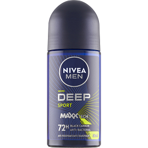 Nivea Men Deep Sport guľôčkový antiperspirant, 50 ml