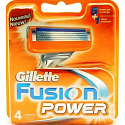 Gillette Fusion5 Power náhradné hlavice 4 kusy, pre mužov