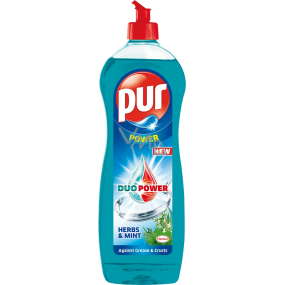 Pur Duo Power Herbs & Mint prostriedok na umývanie riadu 900 ml