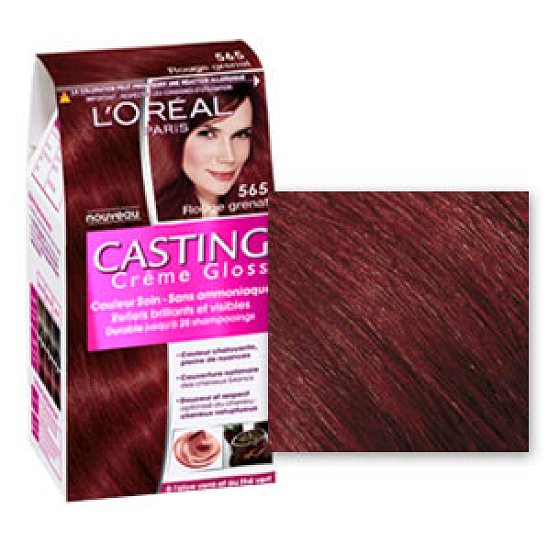 Loreal Paris Casting Creme Gloss Farba na vlasy 565 granátová červenohnedá