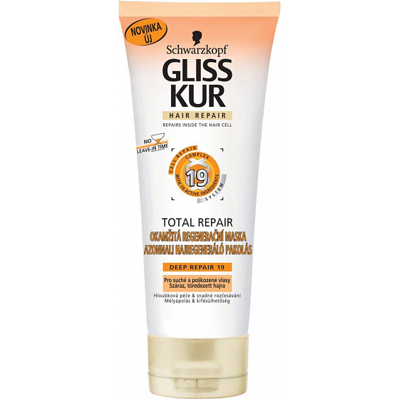 Gliss Kur Total Repair okamžitá maska regeneračná vlasová 200 ml