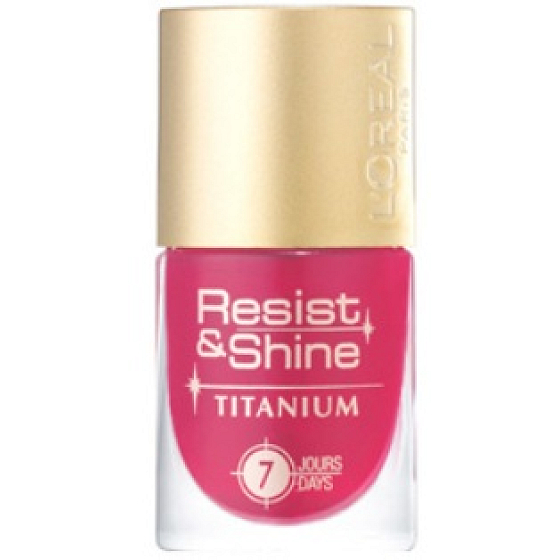 Loreal Paris Resist & Shine Titanium lak na nechty 106 Rose Bonbon 9 ml
