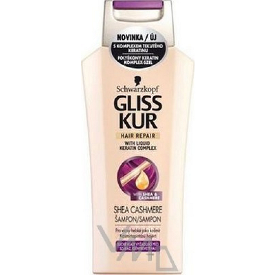 Gliss Kur Shea Cashmere regeneračný šampón na vlasy 250 ml