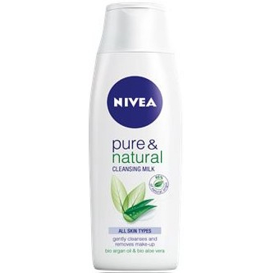 Nivea Visage Pure & Natural čistiace pleťové mlieko 200 ml