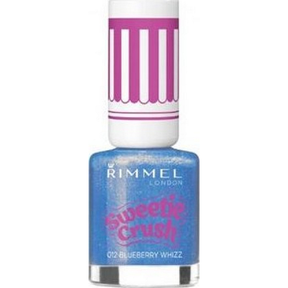 Rimmel London Sweetie Crush Nail Effect lak na nechty 012 Blueberry Whizz 8 ml