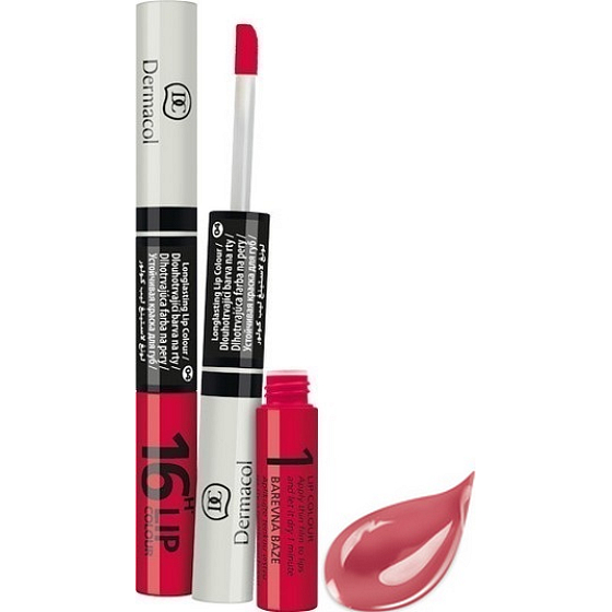 Dermacol 16H Lip Colour dlhotrvajúca farba na pery 07 3 ml a 4,1 ml