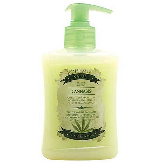 Bohemia Gifts Cannabis Konopný olej krémové tekuté mydlo 300 ml