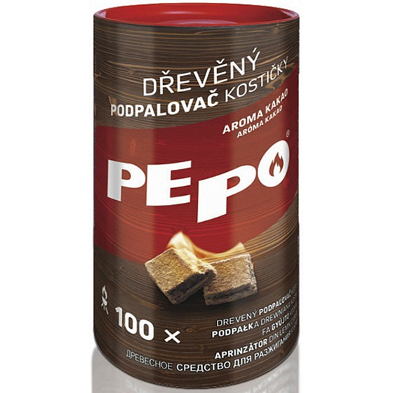 Pe-Po Podpaľovač drevené kocky 100 podpáli