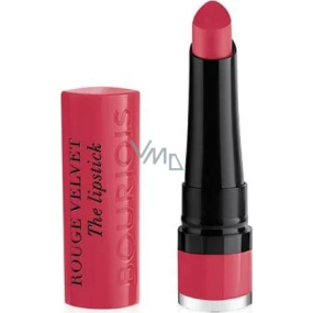 Bourjois Rouge Velvet The Lipstick rúž 04 Hip Hip Pink 2,4 g