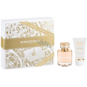 Boucheron Quatre Femme toaletná voda pre ženy 50 ml + telové mlieko 100 ml, darčeková sada