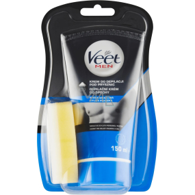 Veet Men Sensitive depilačný sprchový krém na citlivú pokožku 150 ml