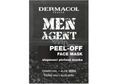 Dermacol Men Agent peel-off maska na tvár pre mužov 2 x 7,5 ml
