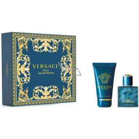 Versace Eros pour Homme toaletná voda 30 ml + sprchový gél 50 ml, darčeková sada pre mužov