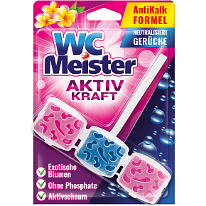 WC Meister Aktiv Kraft exotické kvety WC blok, 45 g WC Meister Aktiv Kraft exotické kvety WC blok, 45 g