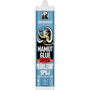 Den Braven Mamut Glue Crystal univerzálne montážne lepidlo, transparentné, 290 ml