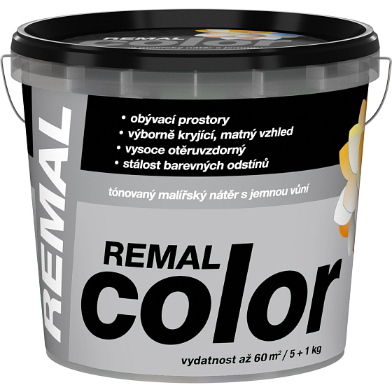 REMAL Color maliarska farba na stenu 150 Platina, 5+1 kg
