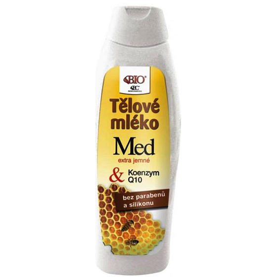 Bione Cosmetics Med a Q10 výživné telové mlieko 500 ml