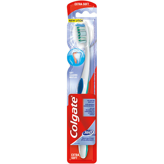 Colgate 360 ° Sensitive Pro Relief Soft ultra mäkká zubná kefka 1 kus