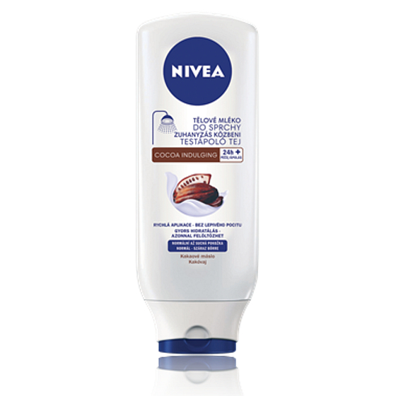Nivea Cocoa Indulging Kakao & Mlieko telové mlieko do sprchy 250 ml