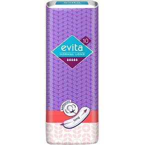 Evita Normal Long, dámske vložky, 10 ks