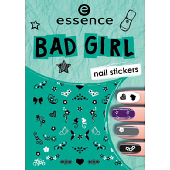 Essence Nail Art Bad Girl nálepky na nechty 02 1 aršík