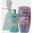 Fenjal Vitality sprchový krém 200 ml + Rica Silk Touch holiaci strojček 1 kus + náhradné hlavice 3 kusy, kozmetická sada