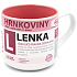 Nekupto Hrnkoviny Hrnček s menom Lenka 0,4 litra