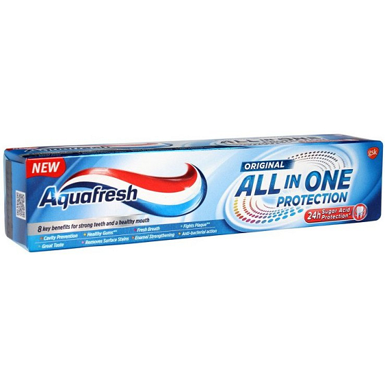 Aquafresh All in One Protection Original zubná pasta 75 ml